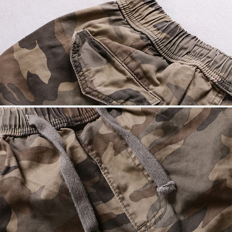 Men's outdoor Leisure Elastic Waist Beach Shorts