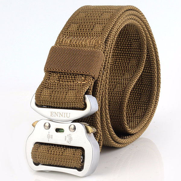 Aluminum Alloy Multi-function Nylon Training Tactical Belt - KINGEOUS