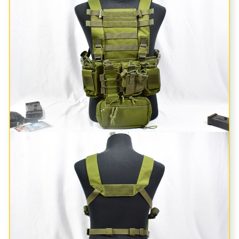 Abnehmbare Accessoire Bag Armee Lüfter liefert leichte Wargame Outdoor -Weste