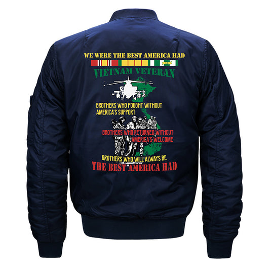 سترة رفيعة ذات ياقة بيسبول مطرزة وترفيهية من ماكس إلى 8XL