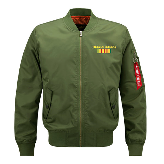 Copy of Max To 8XL Battle Embroidery Thicken Pilot Jacket - KINGEOUS