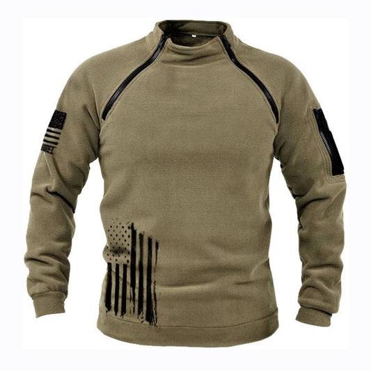 هوديي الرجال الموضة مقنعين الدافئة المطبوعة