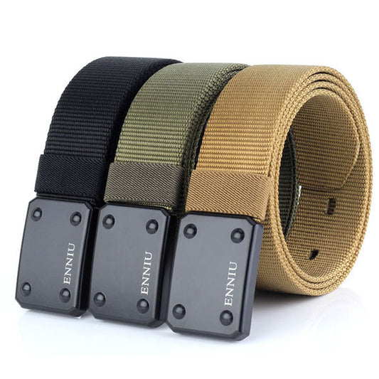 Quick Double-hook Buckle Training Braided Belt