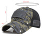 Camouflage Baseball Caps Men Hats With USA Flag Patches