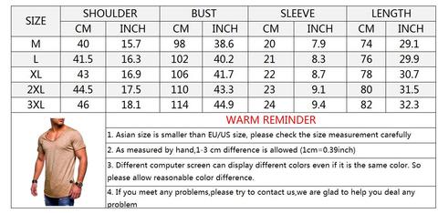 Cotton Solid Color V-Neck Breathable Men's T-shirt - KINGEOUS