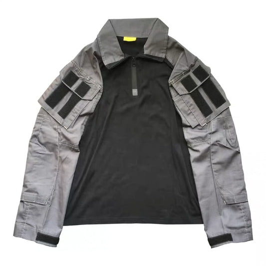 Men's Uniform Camouflage Hunting Outdoor Lapel T-shirt