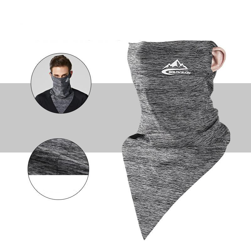 Multifonction Riding Hommes et femmes à travers le vent Couverture de face