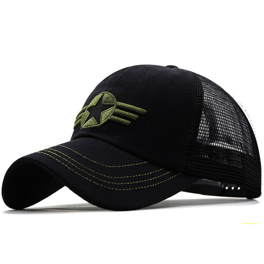 Outdoor Mesh Mountaineering Army Fan Cap
