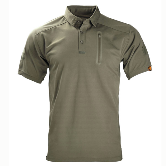 Tactical Camouflage Golf Tennis Lapel Men's T Shirts