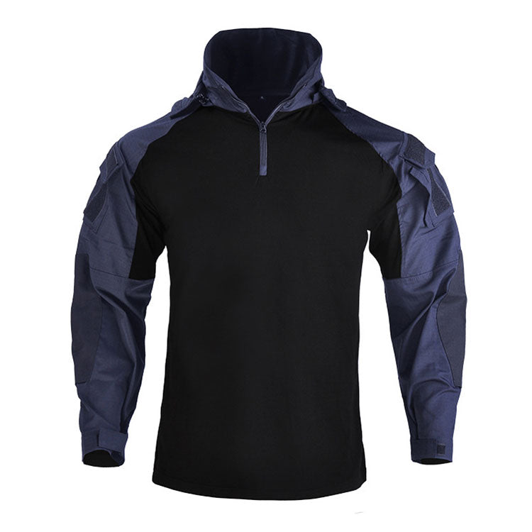 Outdoor Cool Hooded Long Sleeve Men's T-shirt