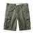 Casual Cotton Elastic Camouflage Men's Cargo Shorts