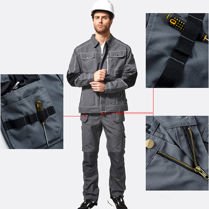Loose Multi-pocket Wear-resistant Men's Machine Repair Pants