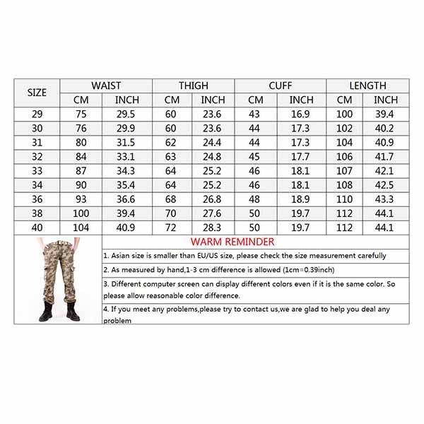 Military Camo High-grade Washed Men's Pants