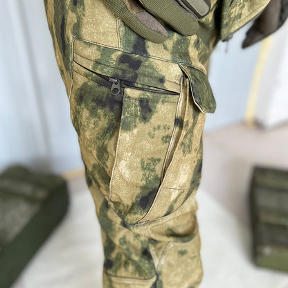 Camuflagem à prova de vento espessada espessada à prova d'água Tactical Jacket Trouser Suits