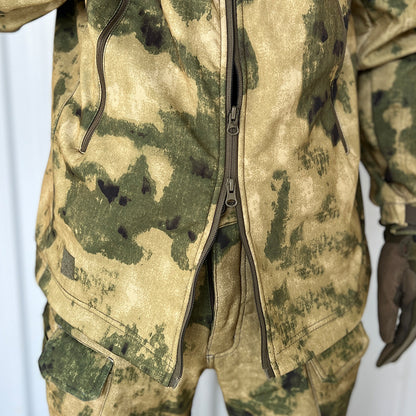Camuflagem à prova de vento espessada espessada à prova d'água Tactical Jacket Trouser Suits