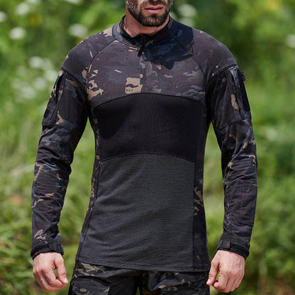 كامو رجل القتالية قميص السراويل التكتيكية الدعاوى العسكرية الأنماط