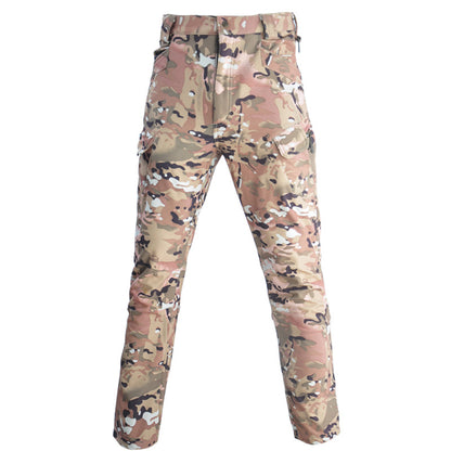 Pantalones de calentamiento de concha blanda x7 Pantalones tácticos de camuflaje