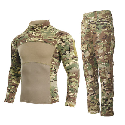 كامو رجل القتالية قميص السراويل التكتيكية الدعاوى العسكرية الأنماط