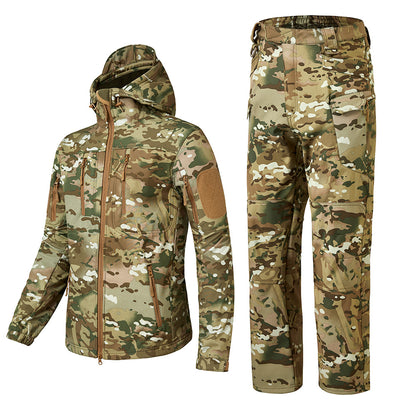 Fleece Soft Shell Coat Outdoor -Jacken und Hosen Taktische Anzüge