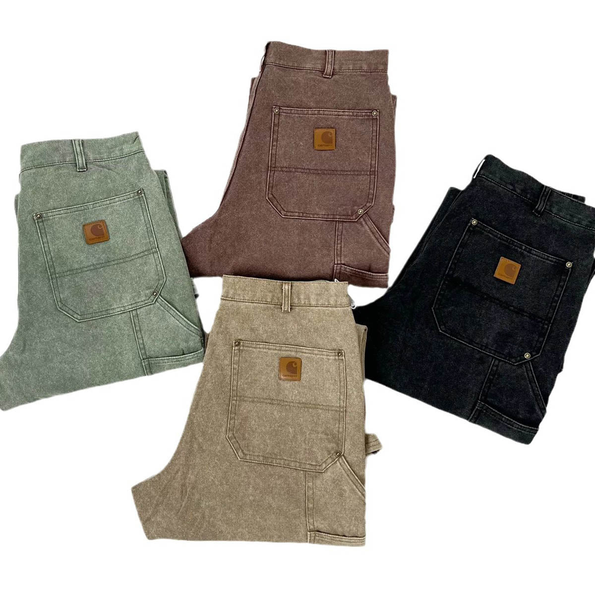 Vintage washed and distressed Carhartt work jeans