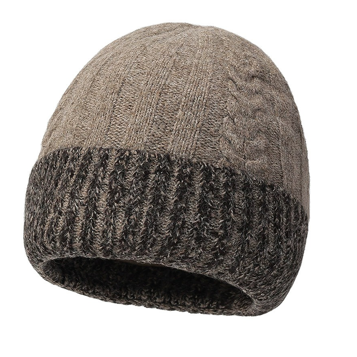 Unisex Winter Cable Knit Beanie Hat Stylish And Warm Headwear