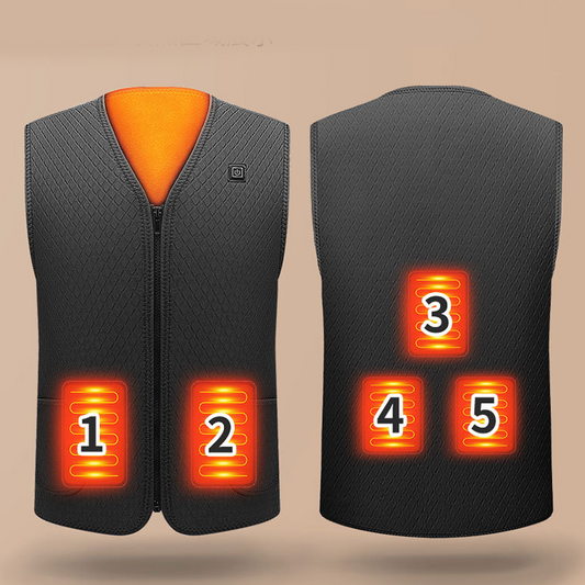 USB Rechargeable Warm Electrically Heated Vest Outdoor Hiking For Men And Women Hunting Camping Skiing Riding