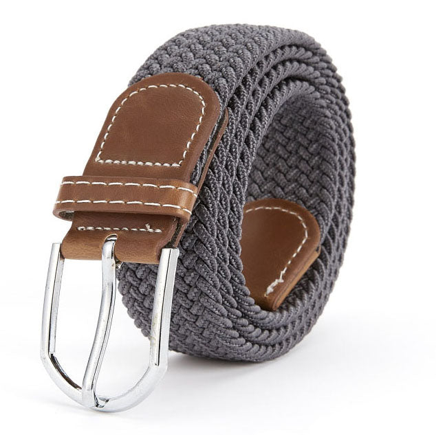 Unisex Vintage Outdoor Canvas Woven Knit Work Belt