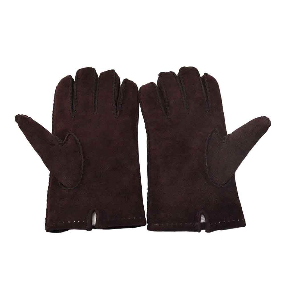 Unisex Fur Winter Sheepskin Five-finger Enlarged Thickened Foreign Trade Gloves