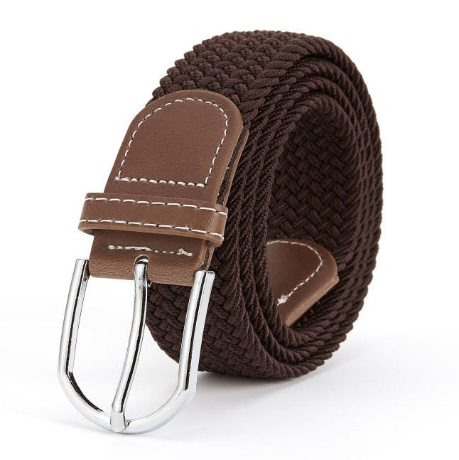 Unisex Vintage Outdoor Canvas Woven Knit Work Belt