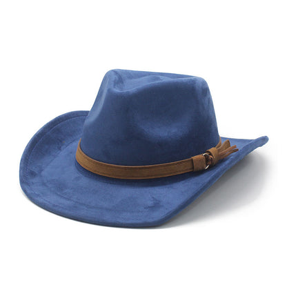 Unisex Western Cowboy Outdoor Wool Suede Hat