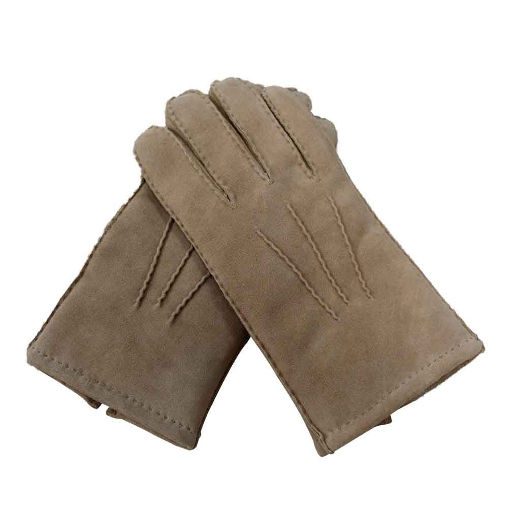 Unisex Fur Winter Sheepskin Five-finger Enlarged Thickened Foreign Trade Gloves