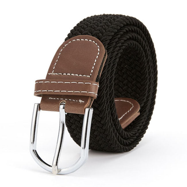 Unisex Vintage Outdoor Canvas Woven Knit Work Belt