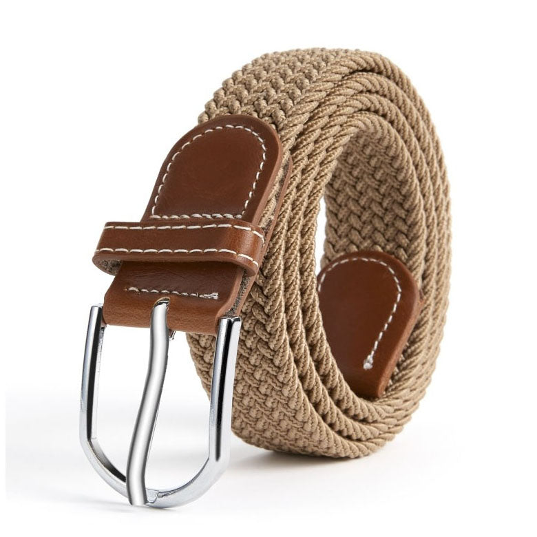 Unisex Vintage Outdoor Canvas Woven Knit Work Belt