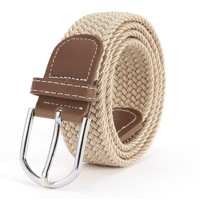 Unisex Vintage Outdoor Canvas Woven Knit Work Belt
