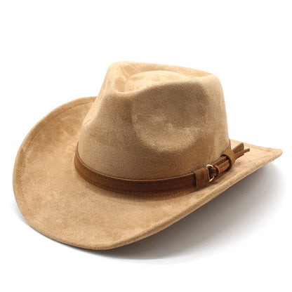 Unisex Western Cowboy Outdoor Wool Suede Hat