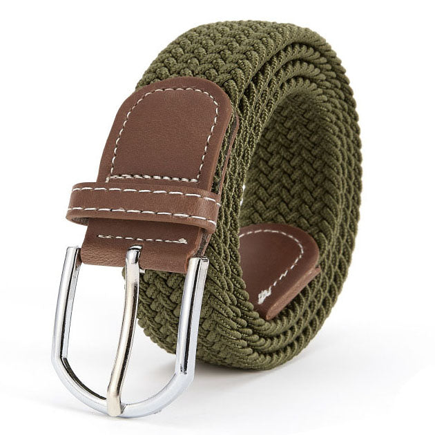 Unisex Vintage Outdoor Canvas Woven Knit Work Belt