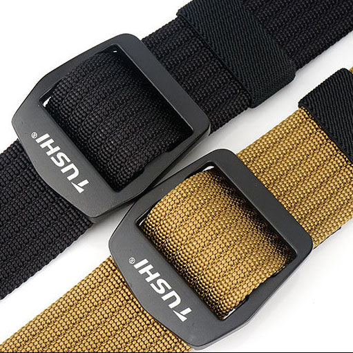 Unisex Vintage Outdoor Tactical Nylon Canvas Multi-Function Belt