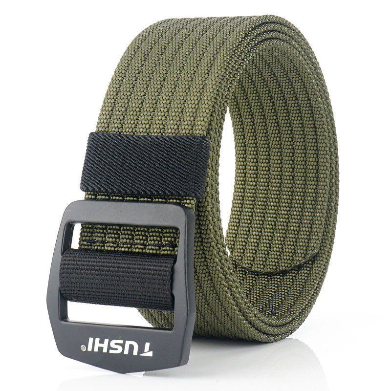 Unisex Vintage Outdoor Tactical Nylon Canvas Multi-Function Belt