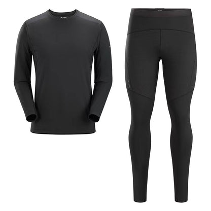 Verdicken Sie die thermischen Unterwäsche für Männer mit dem Radfahren Wanderwanderung im Freien im Freien
