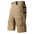 Solid Color Multi-pocket Cotton Size S-5XL Men's Shorts