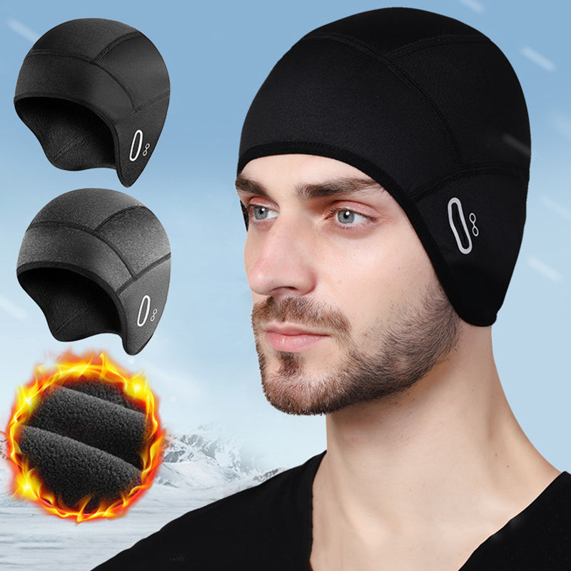 Outdoor Cycling Warm Hat Helmet Lining Ear Protection Hood Windproof Fleece Warm Hat Mountain Skiing Cold Hat