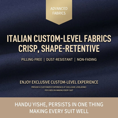 Classic Men's Slim Fit 2-Piece Suit Set | Smart Casual Business Blazer & Formal Dress Pants