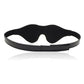 Velcro Eye Mask Black Leather Blindfolds