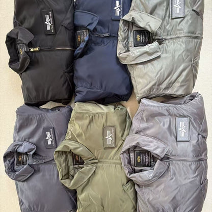 Alpha Industries CWU 45P Jacket, Military-Style Flight Jacket, Casual Jacket for Men