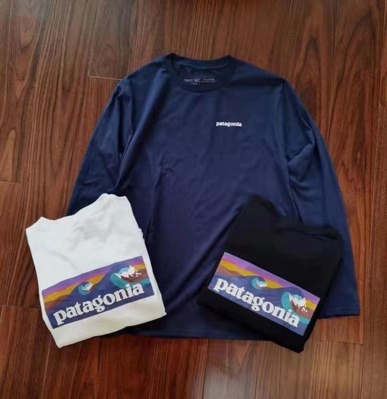 outdoor Mens Long-Sleeved Ocean Cotton T Shirts