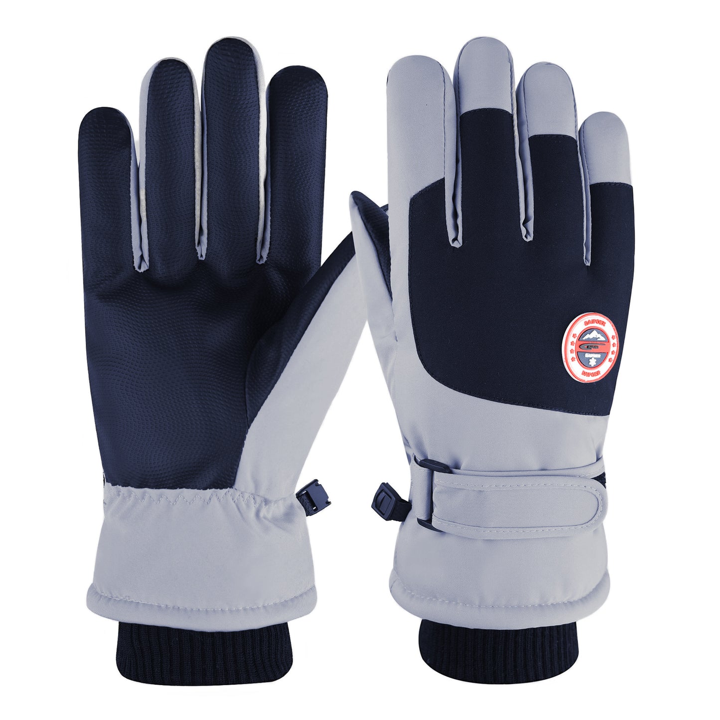 Skiing Outdoor Sports With Velvet Cold And Waterproof Resistant Gloves