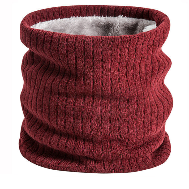 Winter Double-layer Velvet Thickened Warm Neck Cover