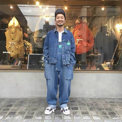 Salles en denim pour les vêtements de travail des hommes Plus taille