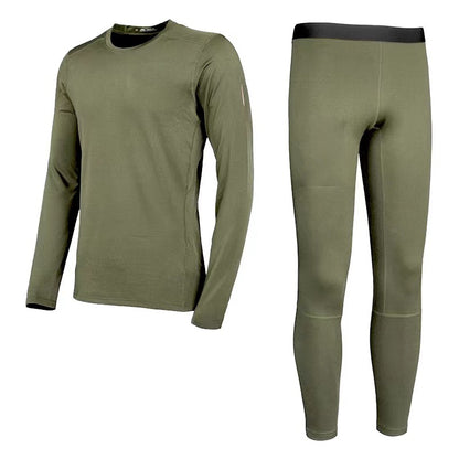 Lã espete os conjuntos de roupas íntimas térmicas masculinas