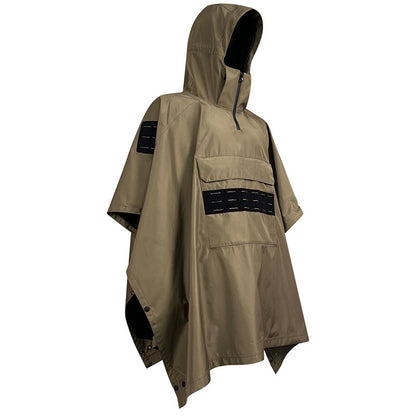 U.S. Army Waterproof Rain Jacket Survival Tarp Outdoor